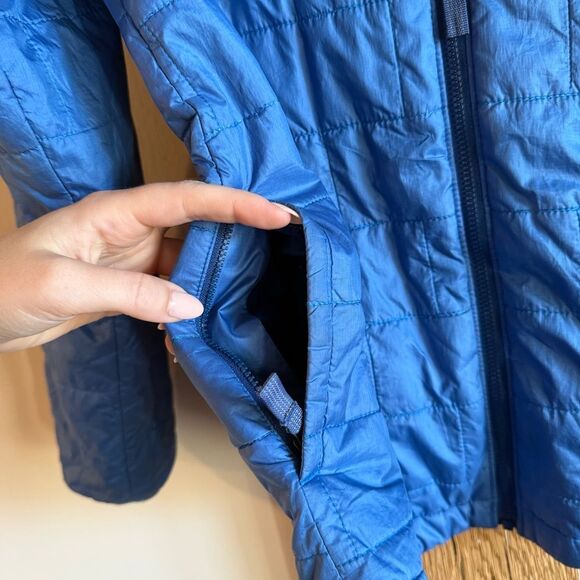 PATAGONIA Kids Nano Puff Brick Quilted Passage Blue Full Zip Jacket Sz 14 - Picture 3 of 7